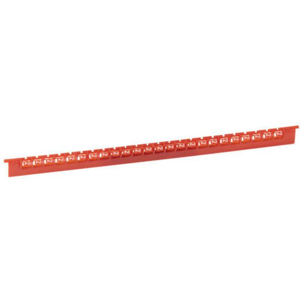 Réglette de 24 repères Mémocab largeur 2,3mm avec chiffre 2 selon code couleur international