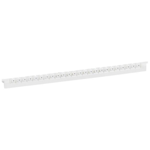 Réglette de 24 repères Mémocab largeur 2,3mm avec signe conventionnel point noir sur fond blanc
