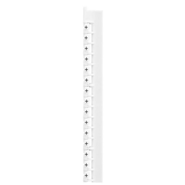 Réglette de 24 repères Mémocab largeur 2,3mm avec signe conventionnel plus noir sur fond blanc