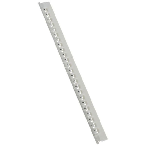 Réglette de 24 repères Mémocab largeur 2,3mm avec signe conventionnel courant alternatif noir sur fond blanc - Page 17