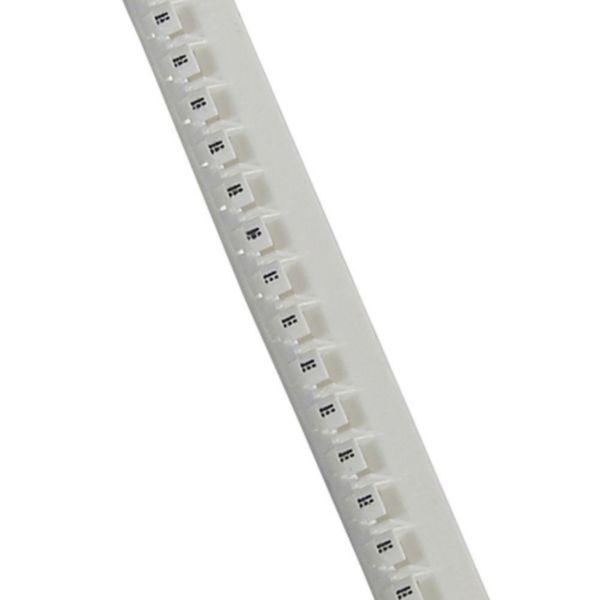 Réglette de 24 repères Mémocab largeur 2,3mm avec signe conventionnel courant continu noir sur fond blanc - Page 17