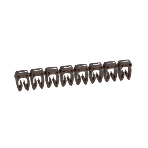 Repère CAB 3 pour filerie 0,15mm² à 0,5mm² et blocs de jonction avec chiffre 1 brun - Page 5