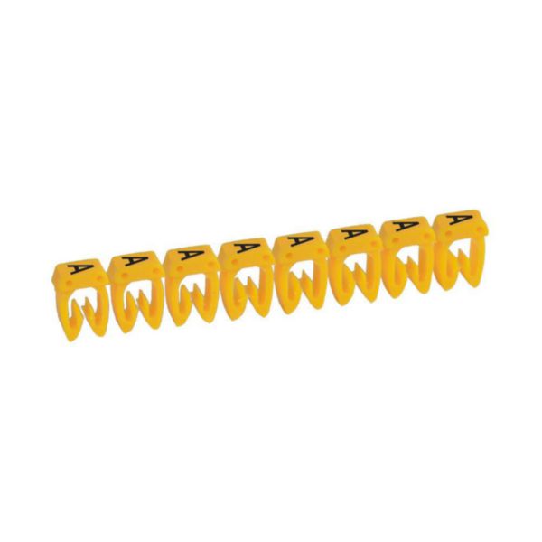 Repère CAB 3 pour filerie 0,15mm² à 0,5mm² et blocs de jonction avec lettre majuscule A