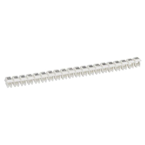 Réglettes de 20 repères CAB 3 pour filerie 1,5mm² à 2,5mm² avec nombres 01 à 20 noir sur fond blanc - Page 5