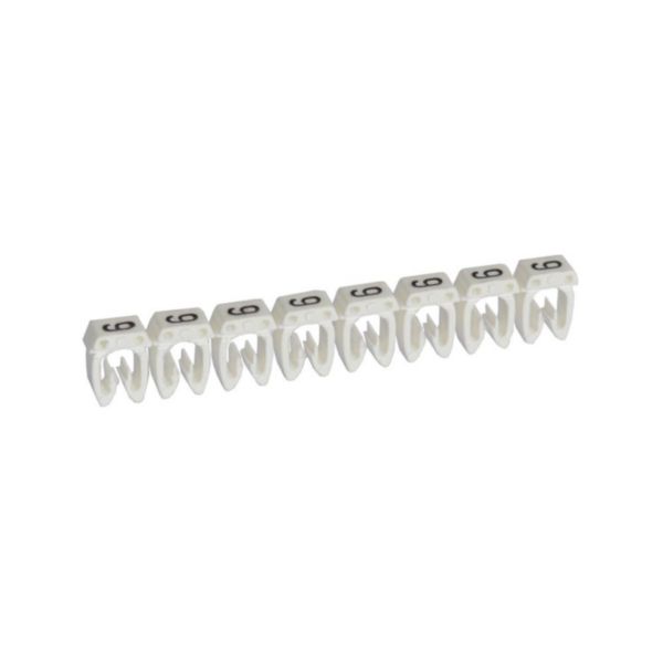 Repère CAB 3 pour filerie 0,5mm² à 1,5mm² et blocs de jonction avec chiffre 9 blanc - Page 2