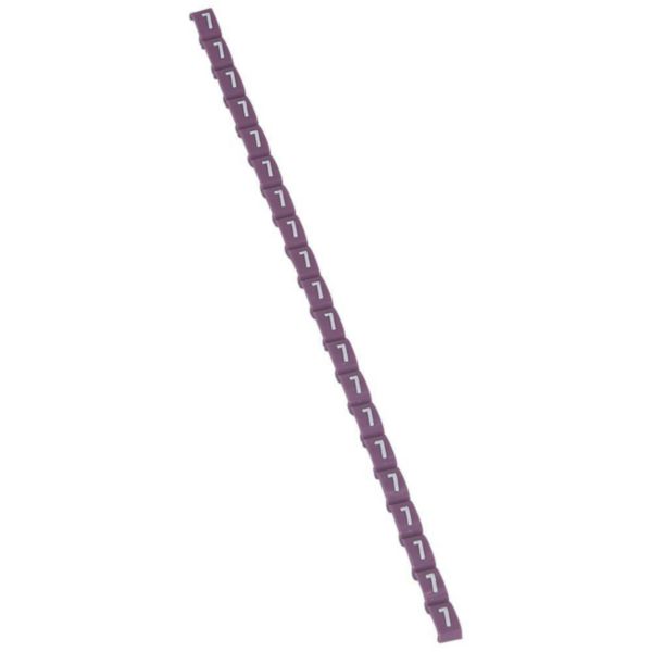 Repère Duplix conforme au code couleur international avec chiffre 7 sur fond violet - Page 6
