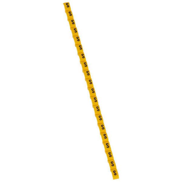 Repère Duplix lettre majuscule S noire sur fond jaune - Page 7