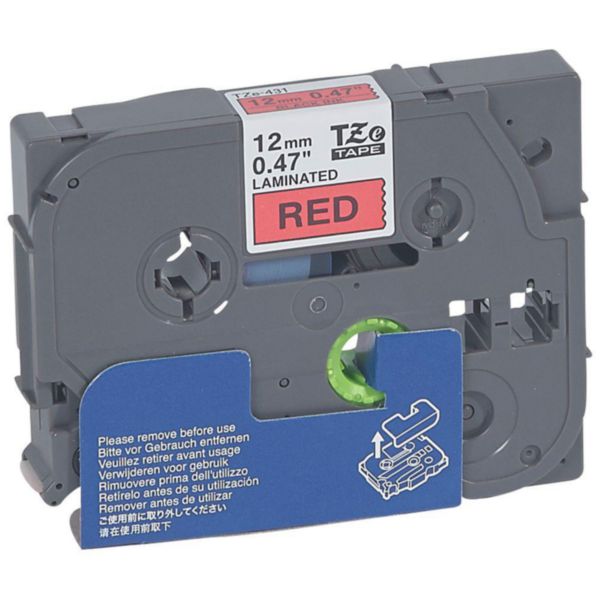 Ruban pour titreuse Logicab2 référence 038900 rouge à surface lisse de largeur 12mm et longueur 8m - Page 17
