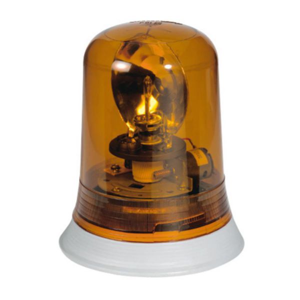 Feu tournant signalisation 10 000 candelas - ip 55 - ik 08 - 230 v~ - orange