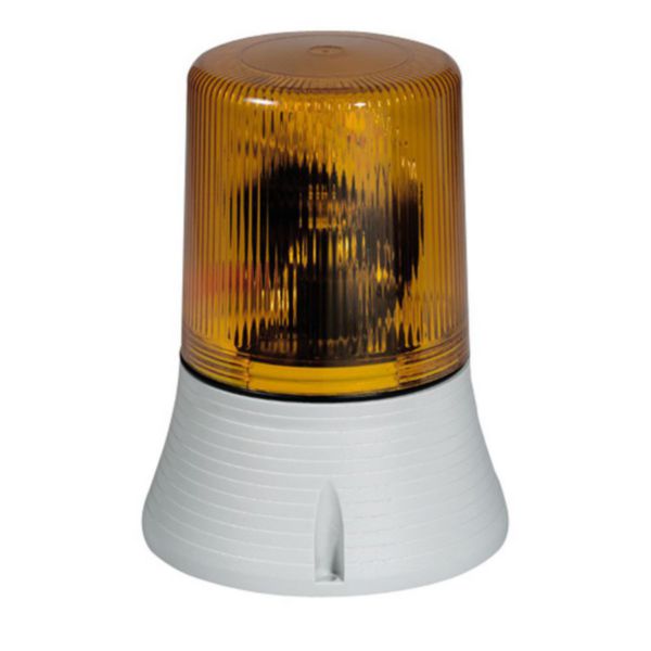 Feu clignotant/fixe 55 candelas - ip 65 - ik 10 - 24 à 230 v~ - orange