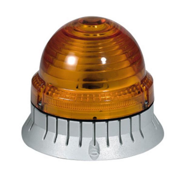 Feu clignotant/fixe 55 candelas - ip 54 - ik 10 - 24 à 230 v~ - orange