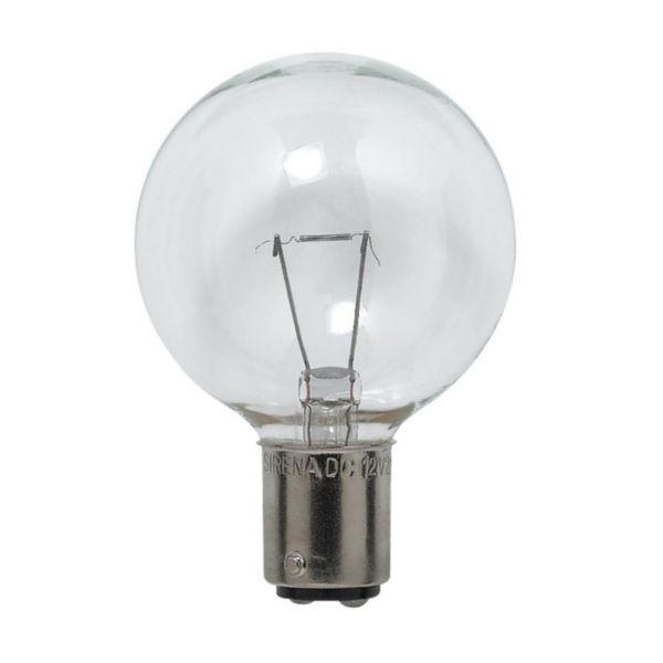 Lampe incandescente BA15 D 230V pour maintenance des feux clignotants références 041336, 041337 et 041338