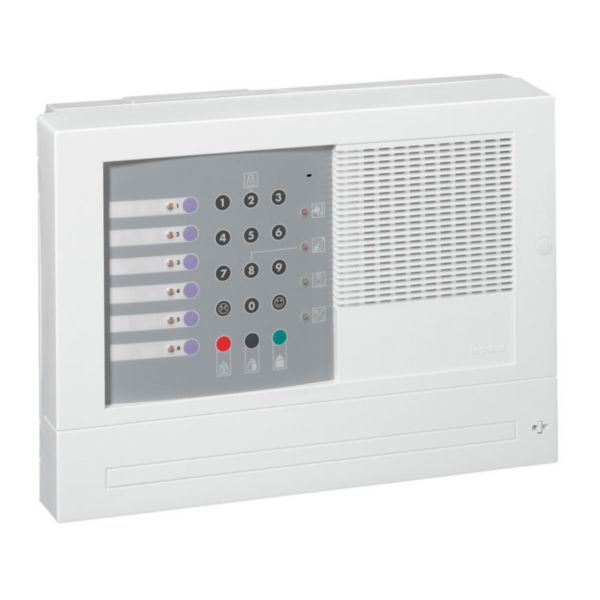 Centrale alarme intrusion filaire 6 boucles - multidétection - nf et a2p type 1