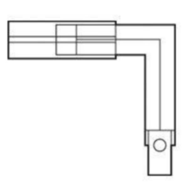 Coude horizontal - type B - canalisation préfabriquée MR 1000 A