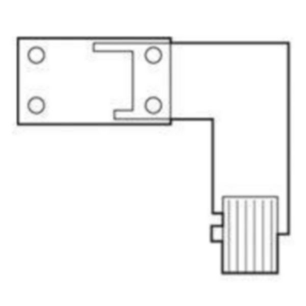 Coude vertical - type B - canalisation préfabriquée MR 1000 A