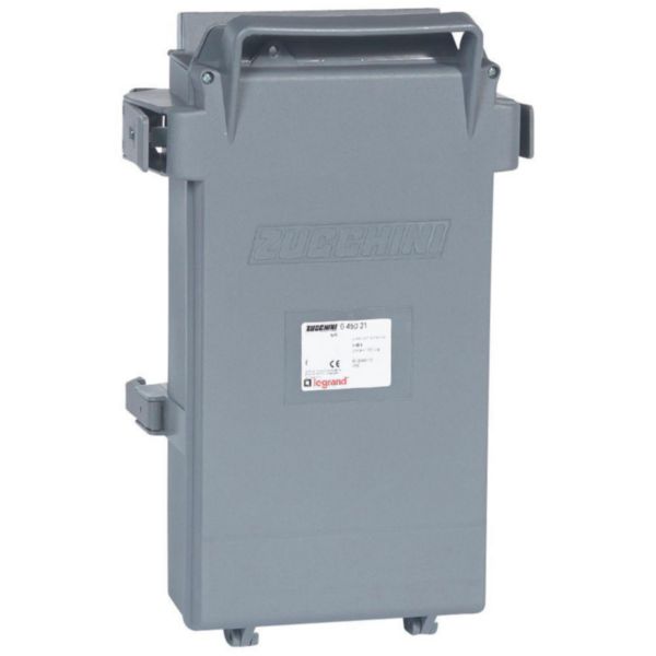 Boîtier de dérivation débro isolant 63 a canal. préfab. MR - porte-fus 22x58
