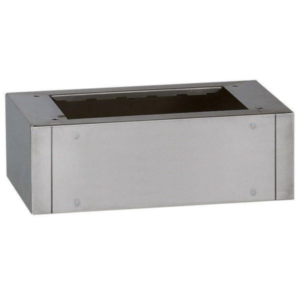 Trappes pleines latérales pour socles (4)- pour armoires Altis inox prof. 400 mm