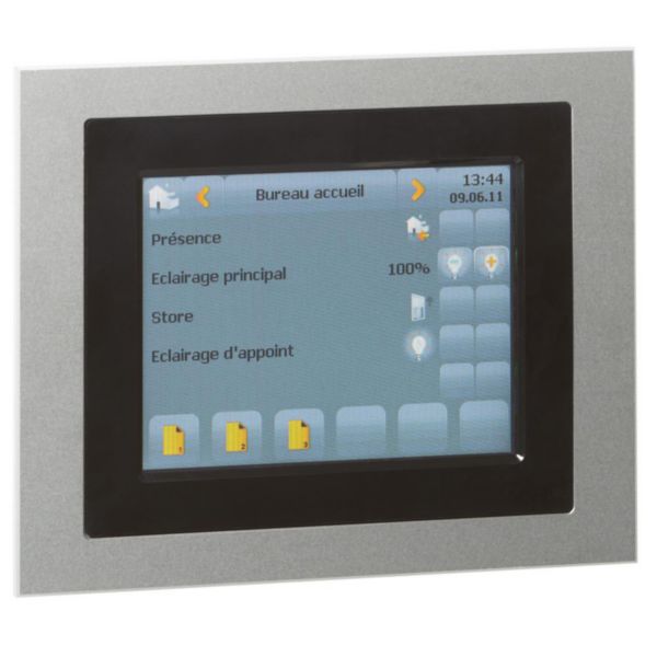 Commande filaire tactile 5,7pouces Mosaic pour pilotage de plusieurs contrôleurs BUS KNX