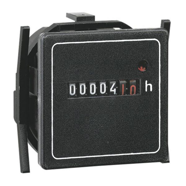 Compteur horaire totalisateur 200V~ à 240V~ - 50Hz - 48x48mm