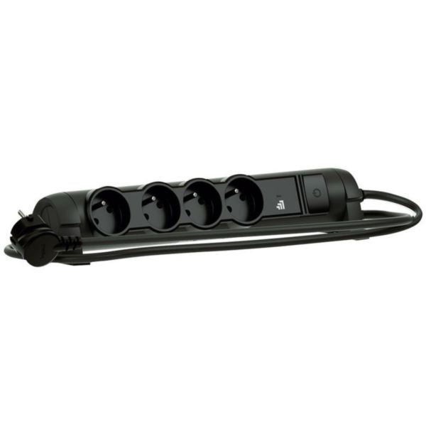 Multiprises 4 x 2p+t connectee fb