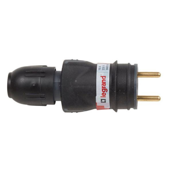 Fiche mâle caoutchouc 2P+T 16A IK08 à connexion automatique IP44 avec étiquette avec Gencod - Page 3