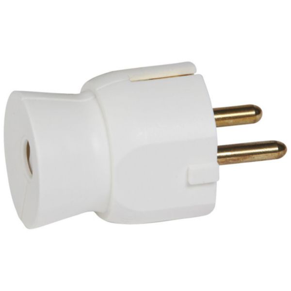 Fiche plastique 2P+T 16A standard germanique à sortie droite - blanc - Page 4