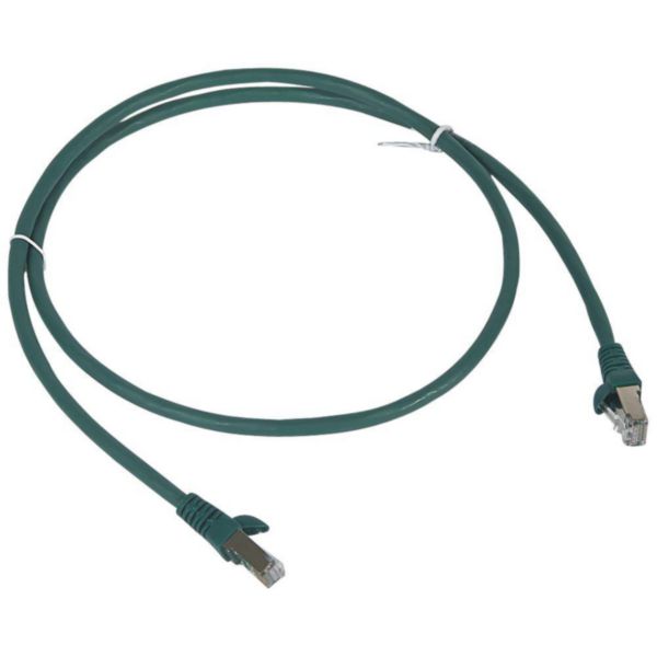 Cordon de brassage et utilisateurs RJ45 LCS³ catégorie 6 F/UTP écranté impédance 100ohms - longueur 1m - LSOH RAL6026