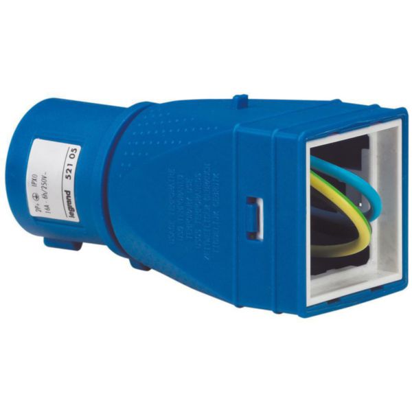 Adaptateur vide pour prise 2P+T 16A 230V