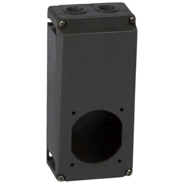 Boîtier réversible passage Hypra pour prise 3P+T et 3P+N+T IP44 et IP66/67-55 16A - plastique