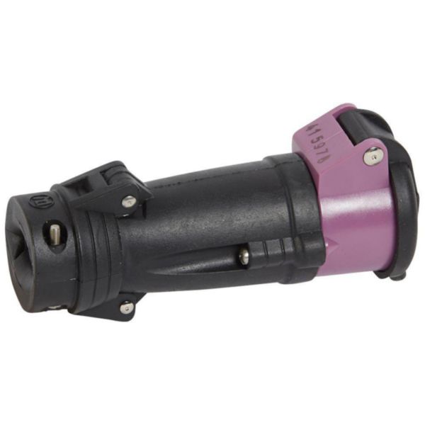 Prise mobile Hypra IP44 TBT 16A - 20V~ à 25V~ - 2P - caoutchouc