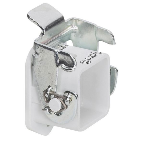 Connecteur Hypra - 400V 10A 4P+T - embase femelle sortie verticale - plastique