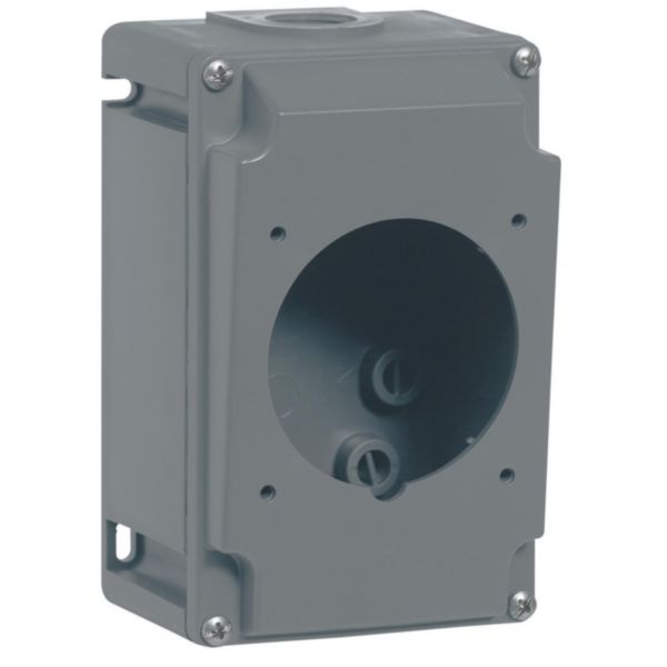 Boîtier réversible simple Hypra pour prises 2P+T , 3P+T et 3P+N+T 32A - 1 entrée - ISO25 - plastique - Page 3