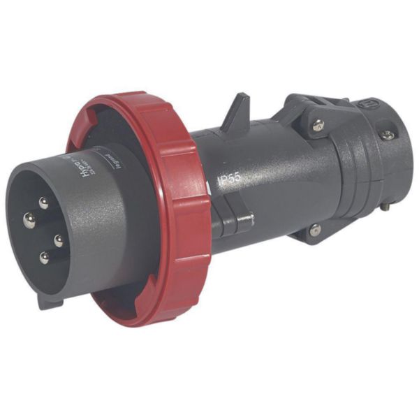 Fiche mobile droite Hypra IP66/67-55 32A - 440V~ 3P+T 3 heures pour conteneur frigorifique