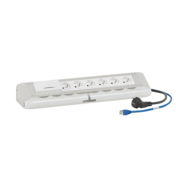 Bloc bur 6x2P+T F/B+point d'acces wi-fi 802.11 a+b/g