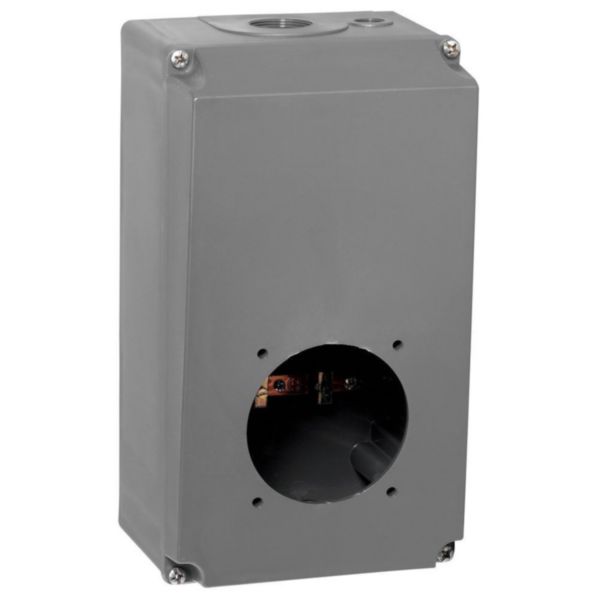 Boîtier réversible Hypra pour prise 2P+T, 3P+T et 3P+N+T 63A IP44 et IP66/67-55 et fiche incliné IP66/67-55 - plastique