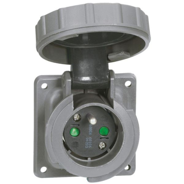 Prise de courant fixe 2P+T à brochage domestique Hypra IP66/67-55 - 250V~ - plastique - Page 2