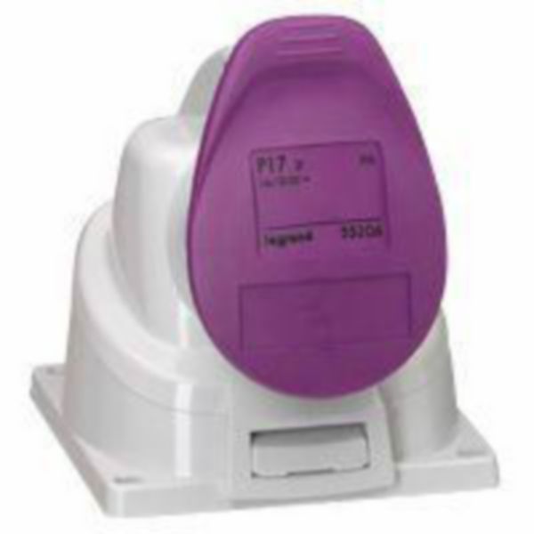 Prise saillie fixe P17 IP44 32A - 20V~ à 25V~ - 2P