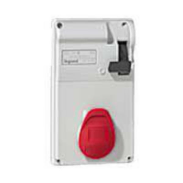 Coffret de prise p17 IP44 encastré avec prise 3P+T 32a 400v