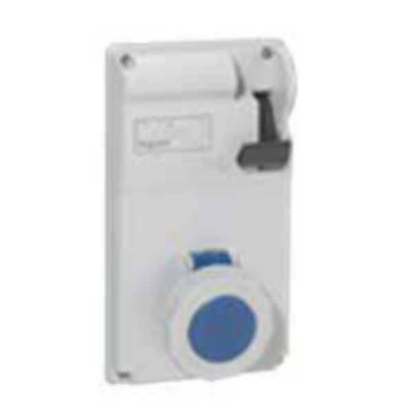 Coffret de prise p17 IP55 encastré avec prise 2P+T 16a 230v