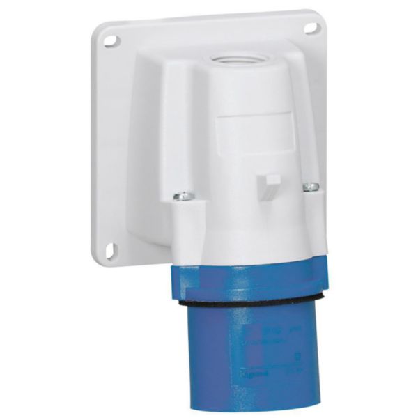 Fiche ou fiche inclinée saillie P17 IP44 16A - 200V~ à 250V~ - 2P+T