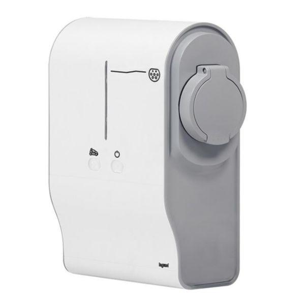 Borne plastique green'up mono 5,8/7,4 kw - mode 3 - fixation murale
