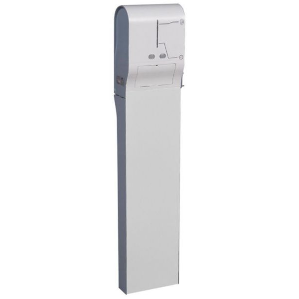 Borne green'up mono 3,7 kva - plastique - bus/scs - 1 véhicule - sur pied métal