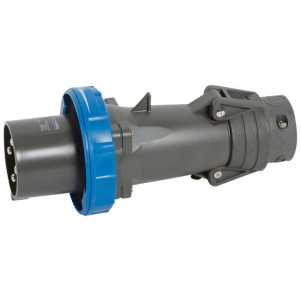 Fiche mobile droite Hypra IP66/67-55 63A - 200V~ à 250V~ - 3P+T