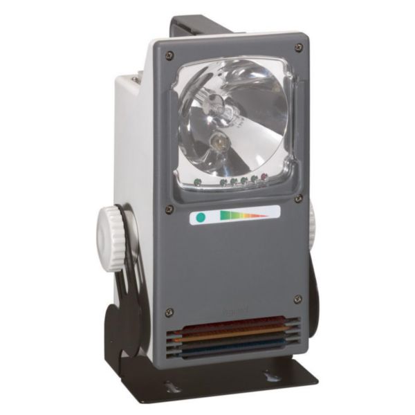 Lampe halogène portable plastique avec pied orientable - 10 w - ip 54