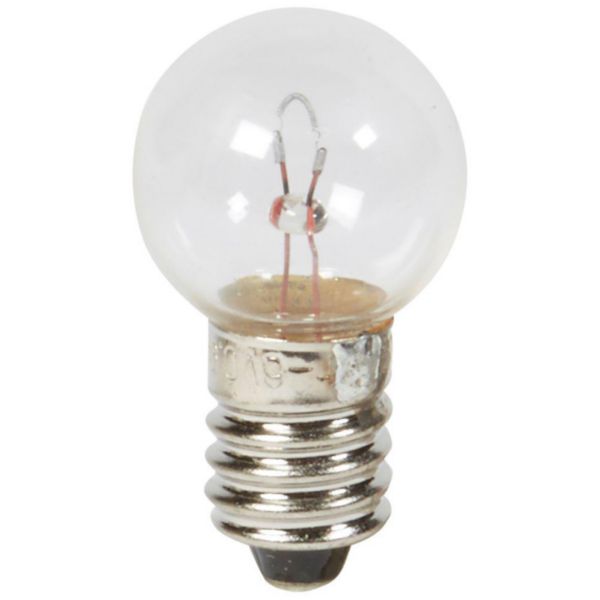 Ampoule culot E10 6V 0,90A 5,5W pour maintenance lampe portable d'intervention référence 060797