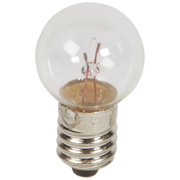 Ampoule culot E10 3,6V 0,25A 0,9W pour maintenance bloc autonome d'éclairage d'habitation référence 062552