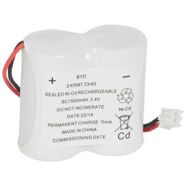 Batterie Ni-Cd pour maintenance blocs d'évacuation et BAEH IP43 ECO 1