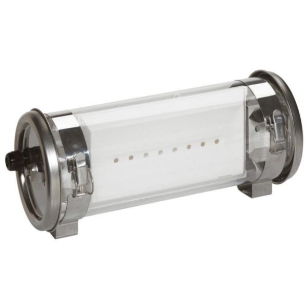 BAES d'évacuation à LEDs 45lm-1h plastique inox IP67-IK07 SATI Adressable