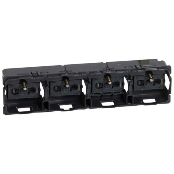 Prises 4x2p+t f/b precablees compactes