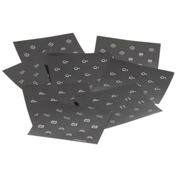 Etiquettes avec pictogramme pour repérage des fonctions Céliane graphite - Page 55